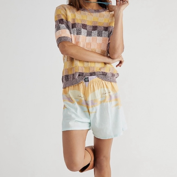 Free People short sleeve chenille sweater - Picture 3 of 10